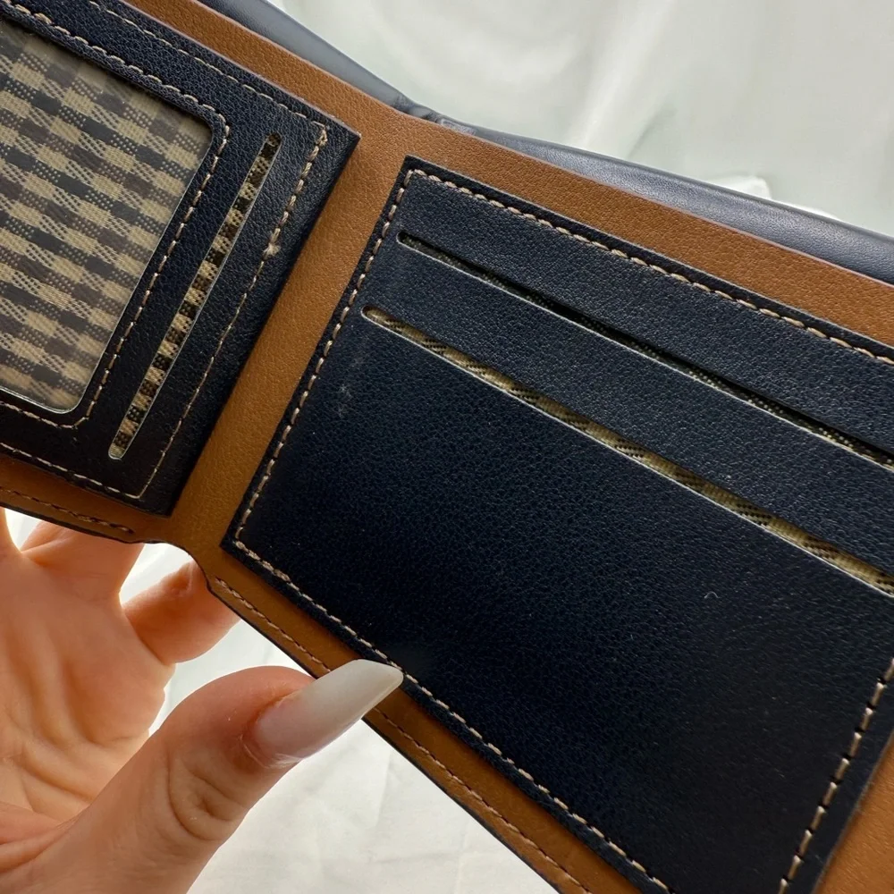 Sleek Black men Leather Wallet